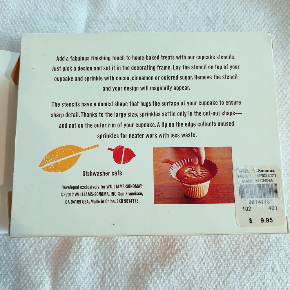 Williams Sonoma autumn cupcake