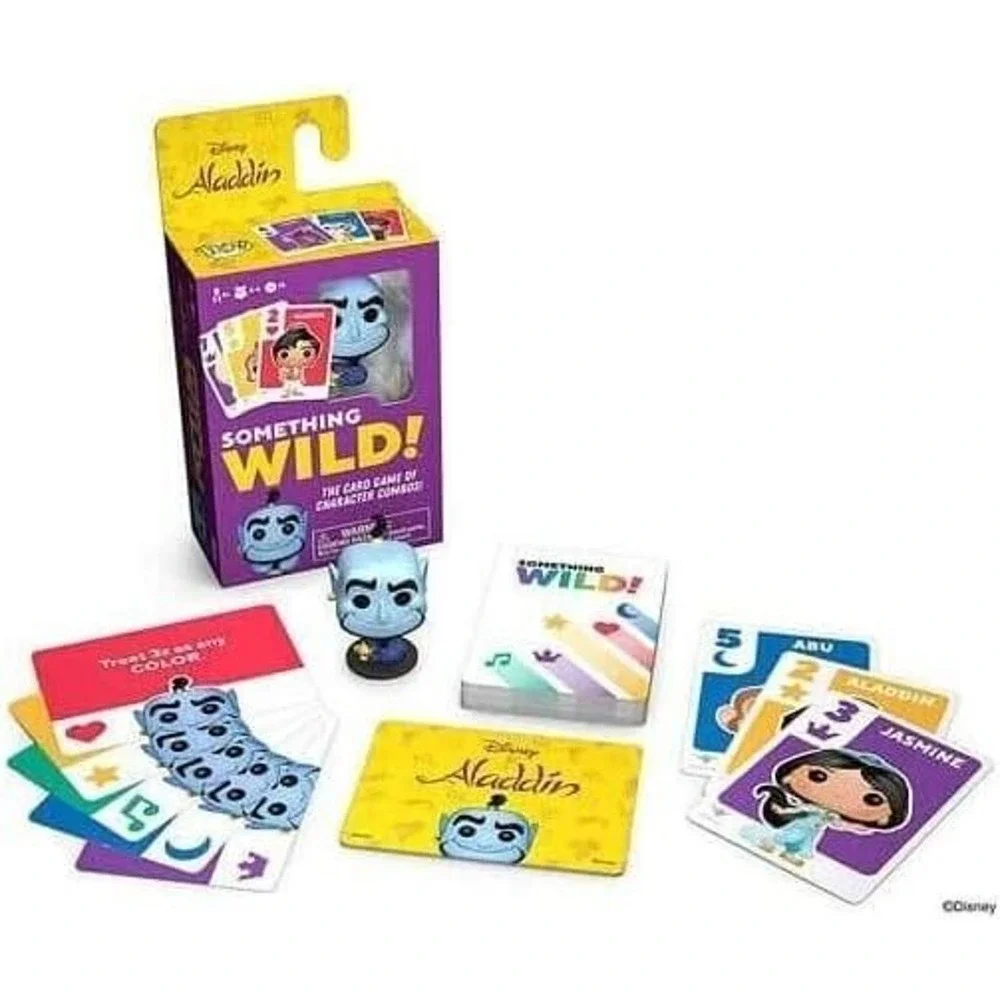 Funko Something Wild! Disney Aladdin w/ Genie Pocket Pop! Game for 2-4 Player
