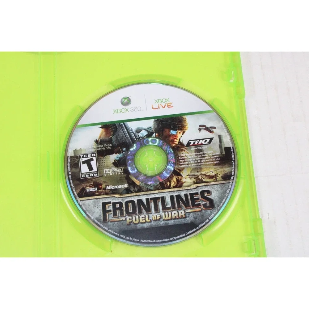 Frontlines: Fuel of War (Microsoft Xbox 360, 2008) Authentic, tested