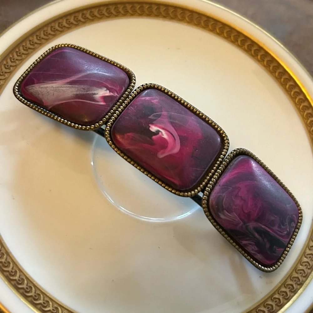 Vintage some smoke barrette
