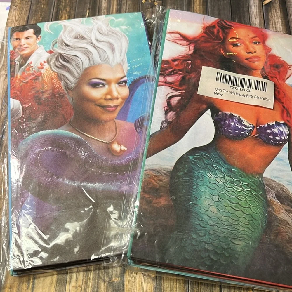 5for$10 24Pc Little Mermaid Party Favor Gift Bags Birthday Party Supplies Ariel
