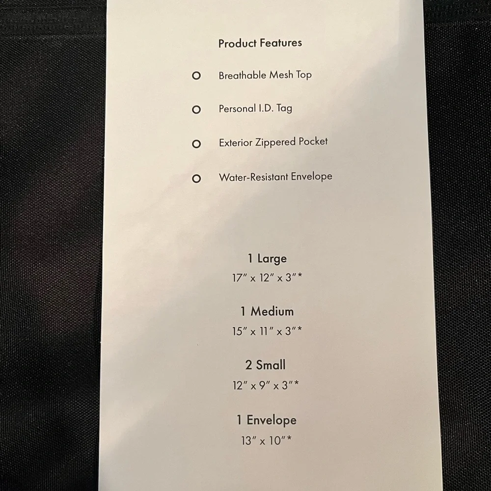 Calpak packing cubes