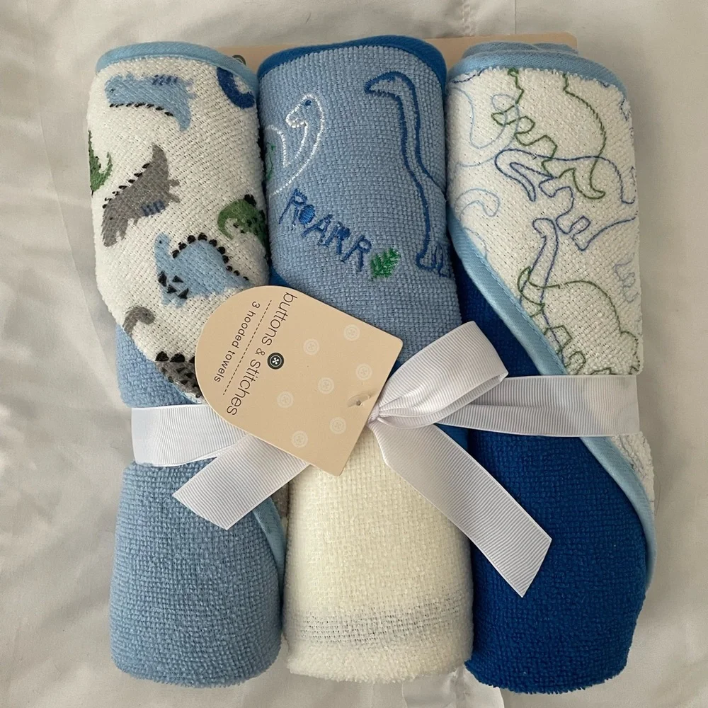 NWT 3-Pack Hooded Baby Towels