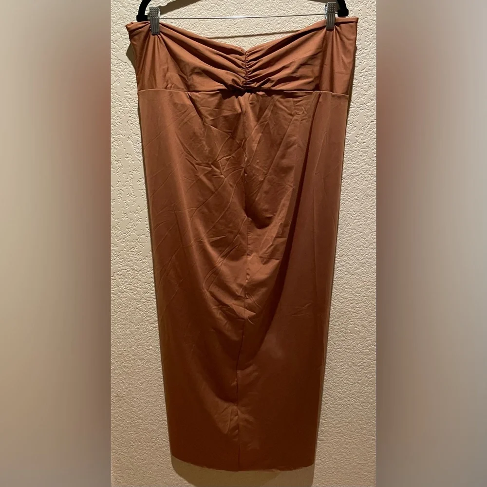 NWT Skims Swim Cover Up Sarong Skirt Almond Size 4X