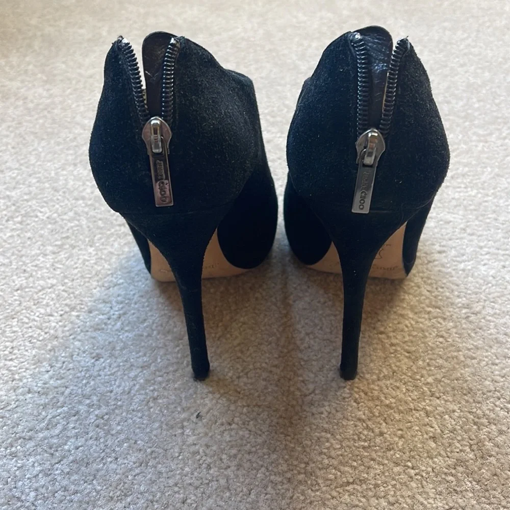 Jimmy Choo black suede