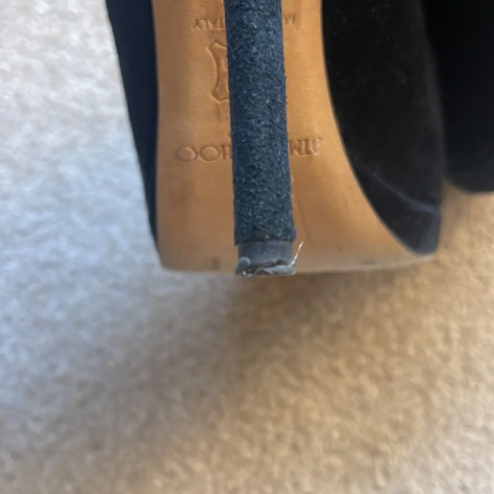 Jimmy Choo black suede