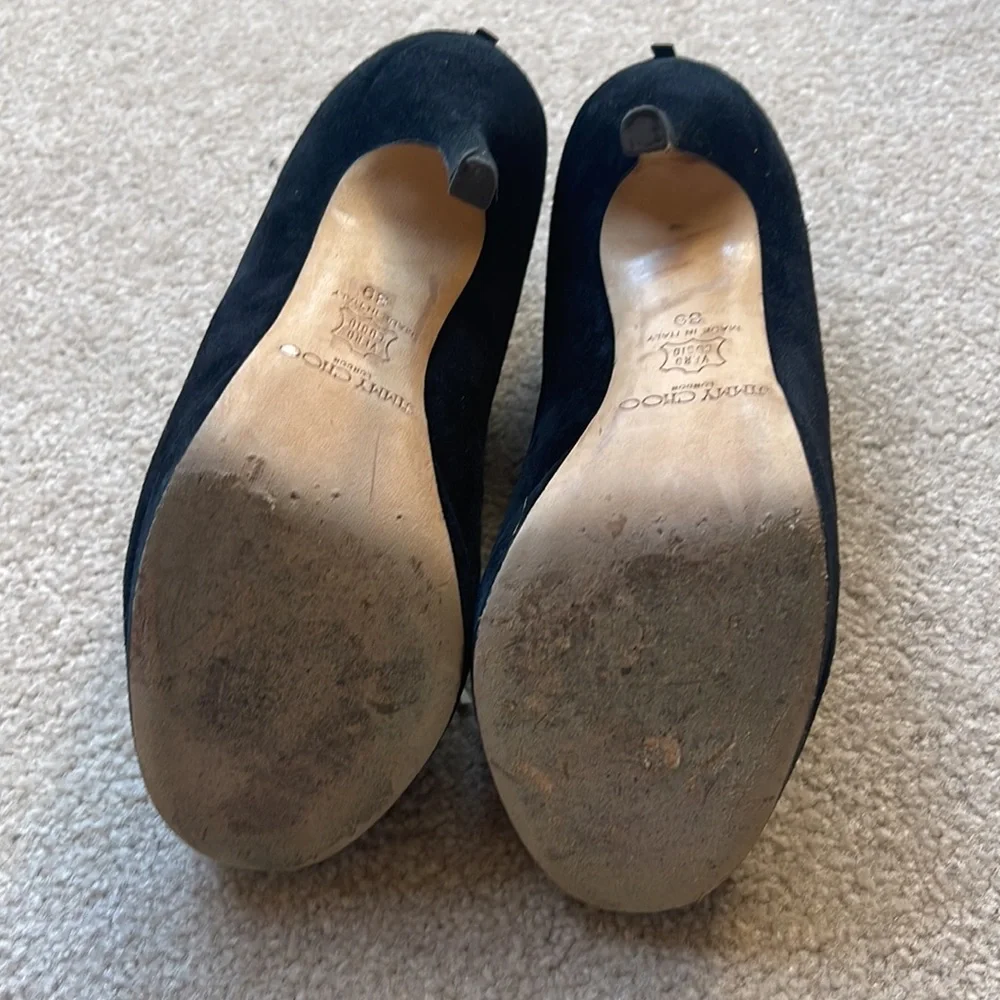 Jimmy Choo black suede