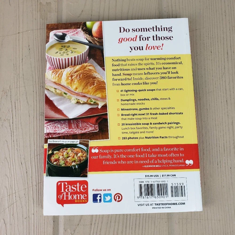 Taste of Home Soups Cookbook