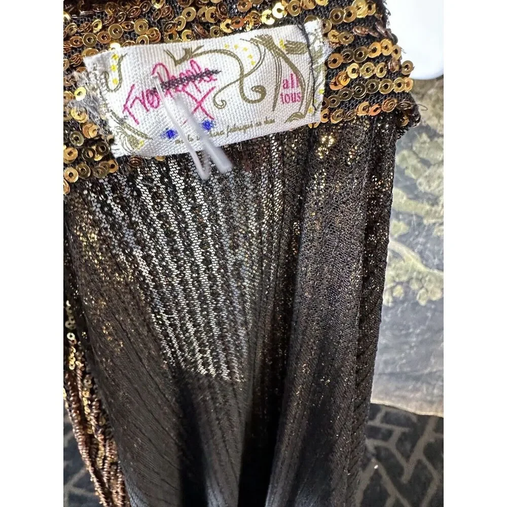 Free People Party On Sequin Kimono Size OS