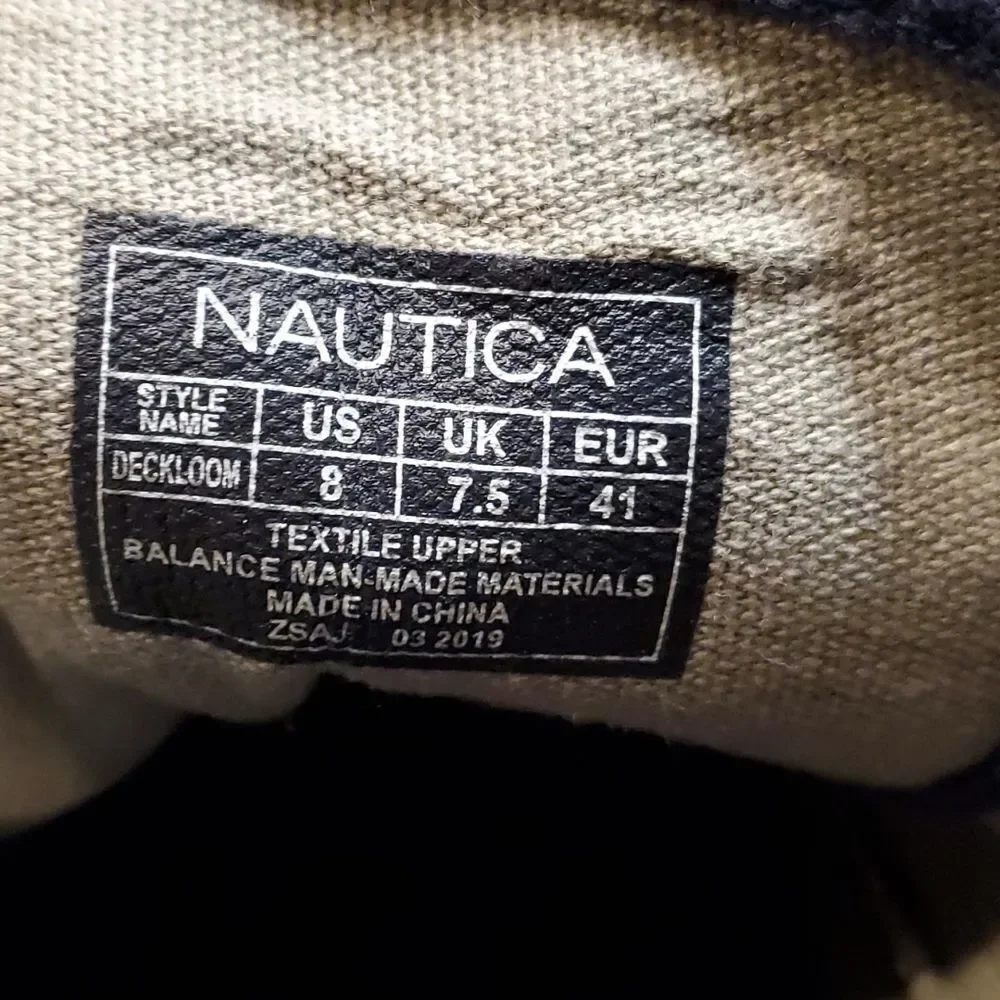 Nautica men’s deckloom