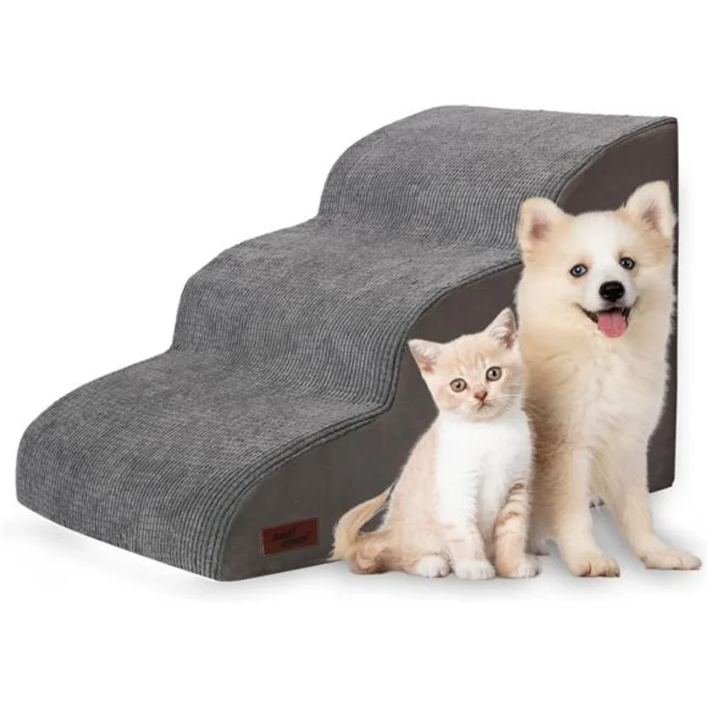 Dog Stairs for Small Dogs to get Beds or Couches, Non-Slip Sturdy Pet Steps