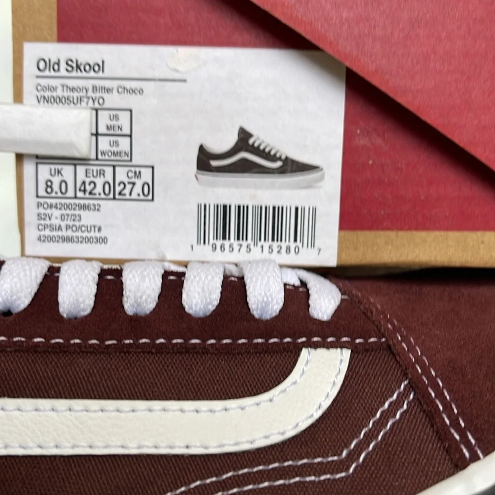 Vans new box