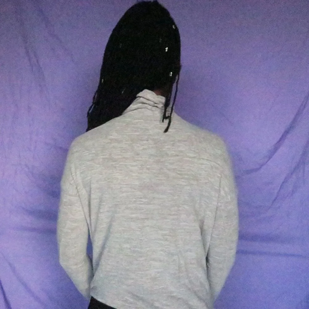 Madewell turtle neck long sleeve tee style h1092 in gray size XXS.