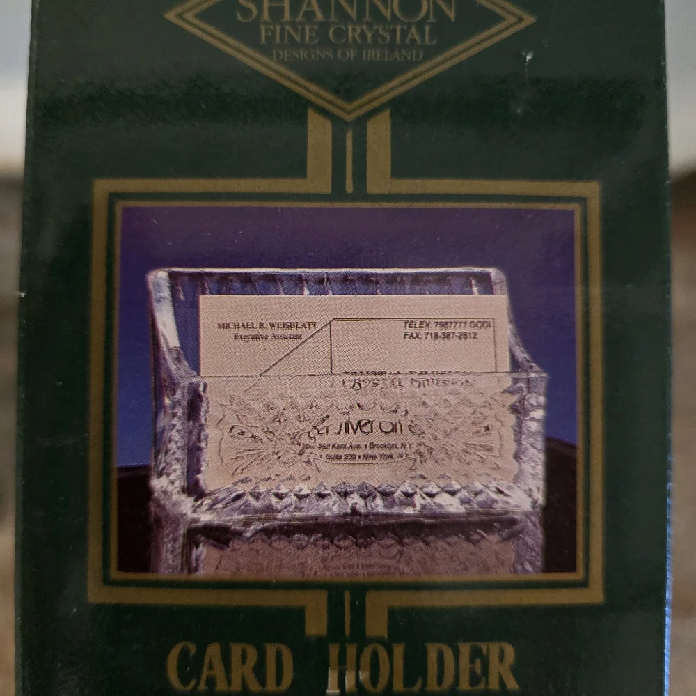 Shannon Fine Crystal of Ireland heavy 24%