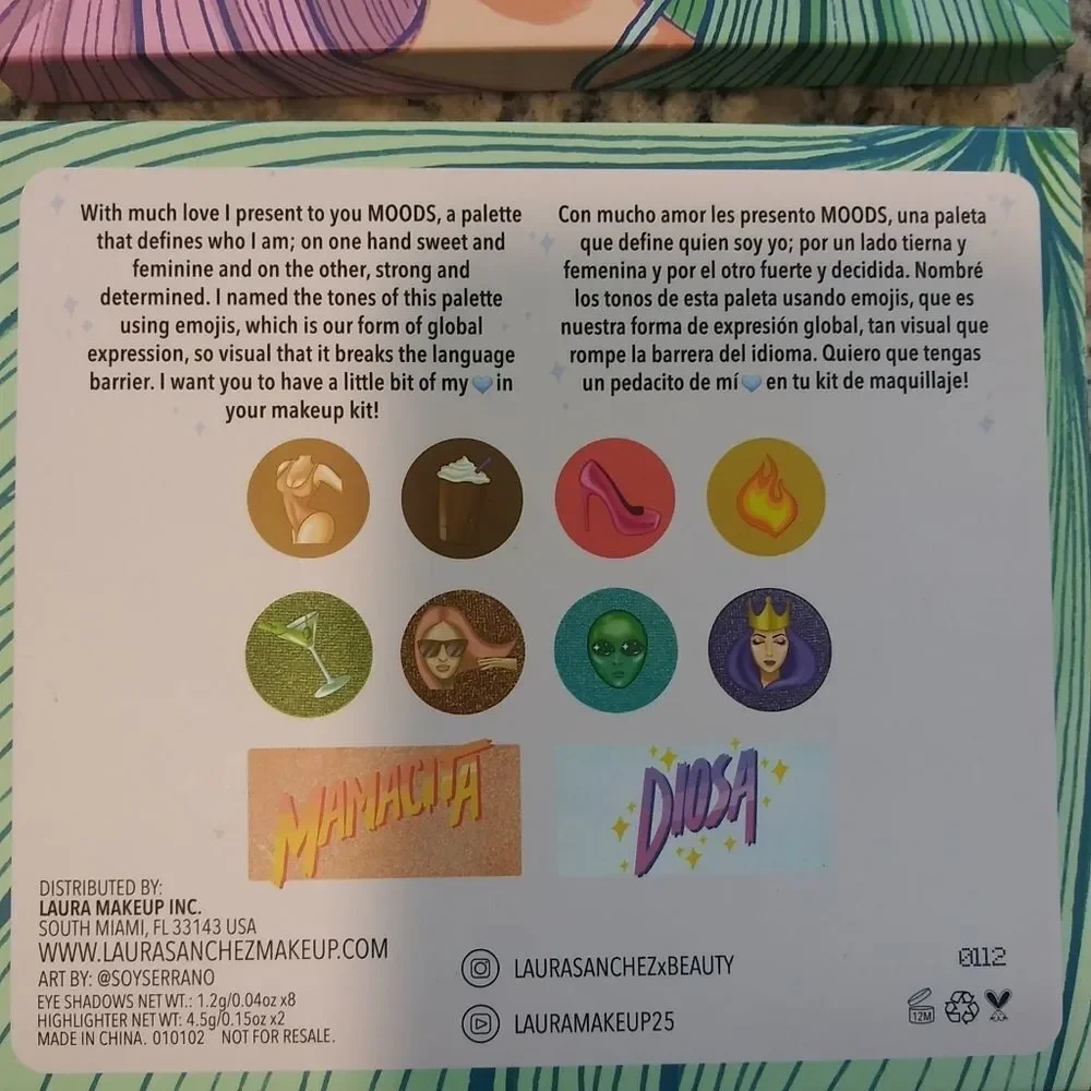 Laura Sanchez Moods versatile palette