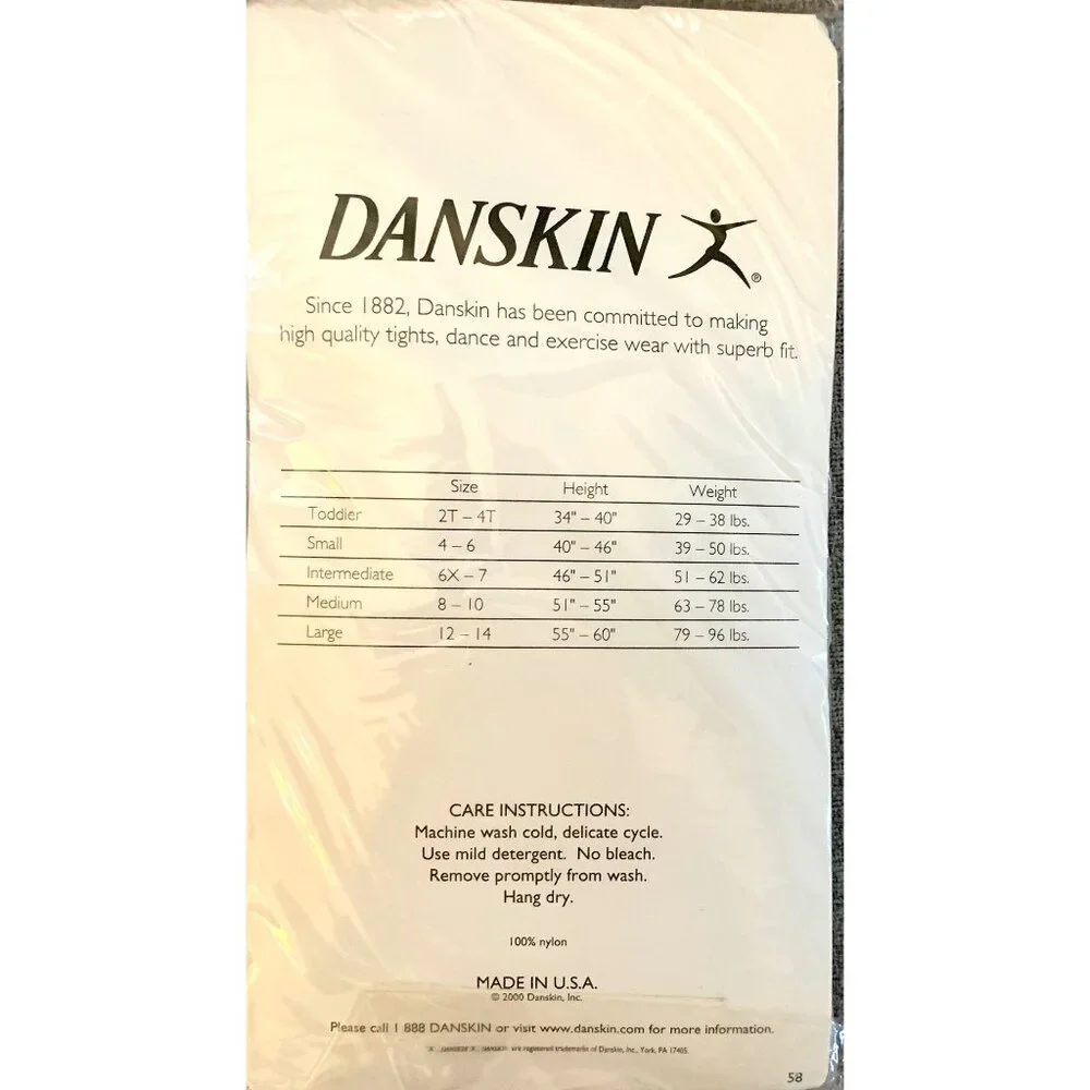 Danskin white tights