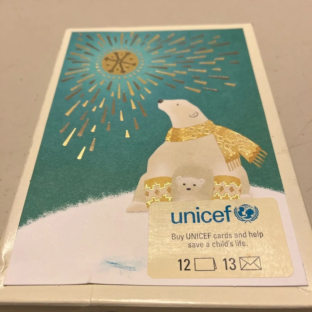 unicef hallmark see back