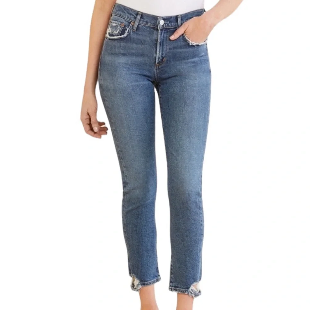 AGOLDE Toni Straight Ankle Jeans
