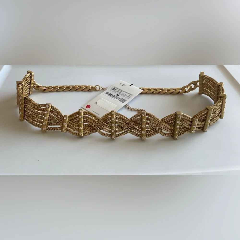 Zara nwt rhinestone