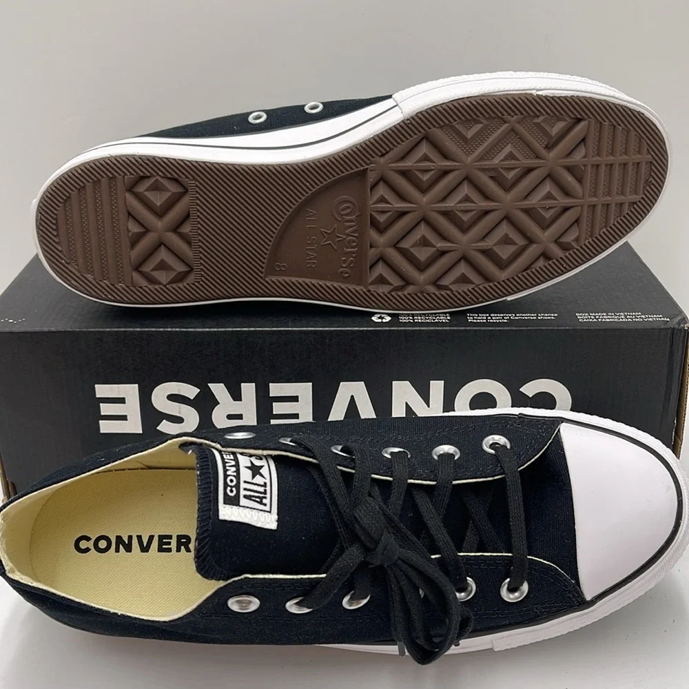 Converse WMNS CTAS LIFT OX BLACK/WHITE/WHITE 560250C Platforms Sneakers