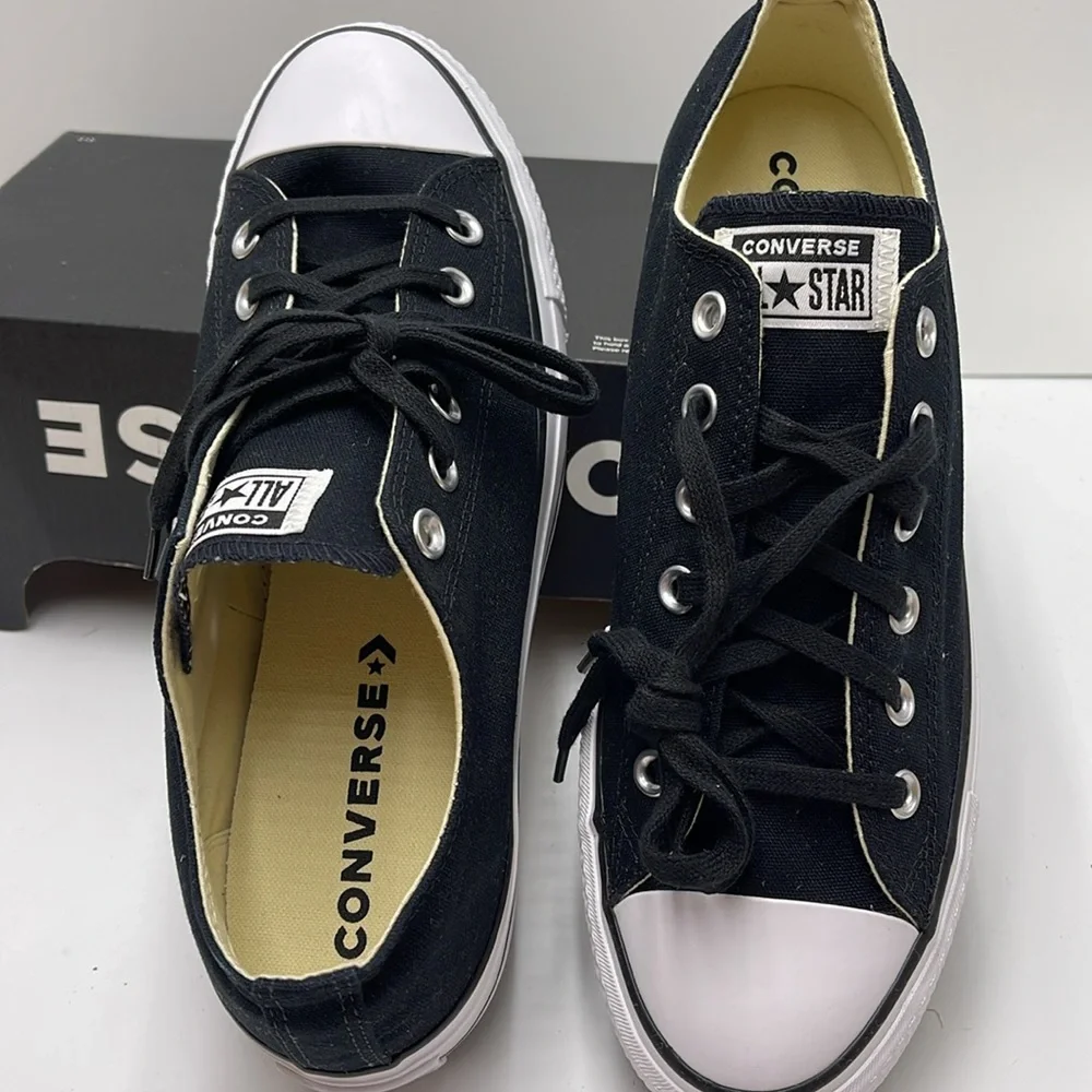 Converse WMNS CTAS LIFT OX BLACK/WHITE/WHITE 560250C Platforms Sneakers
