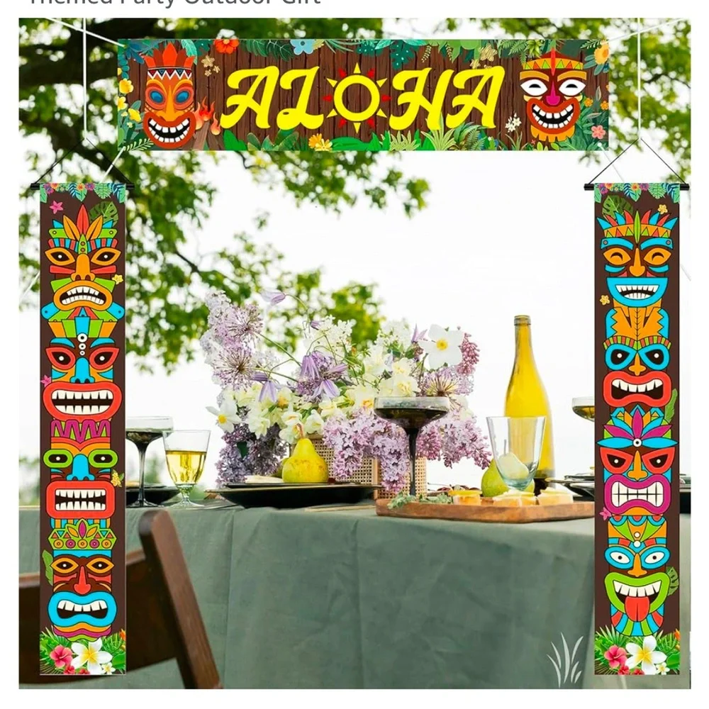 Hawaiian Lulu Tiki party hawaiian luau