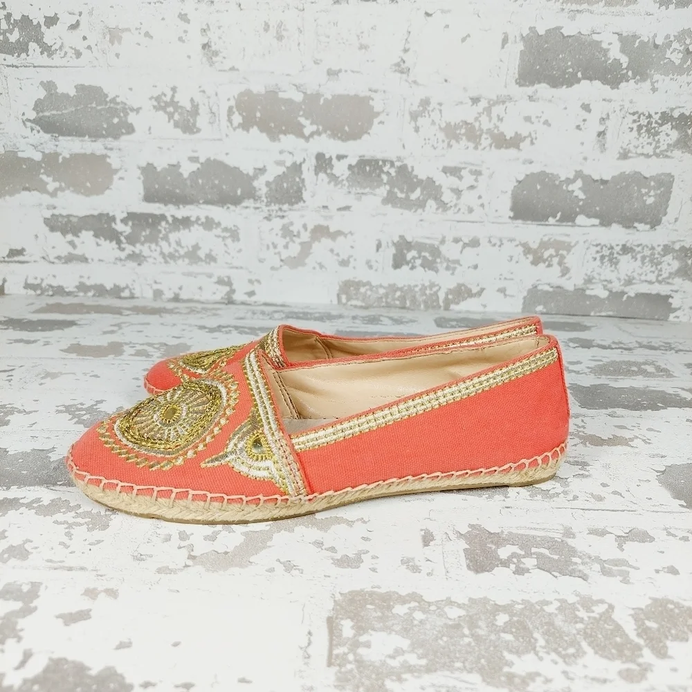 NEW Vince Camuto Dayna Espadrille Bittersweet Grapefruit Summer Flats O486