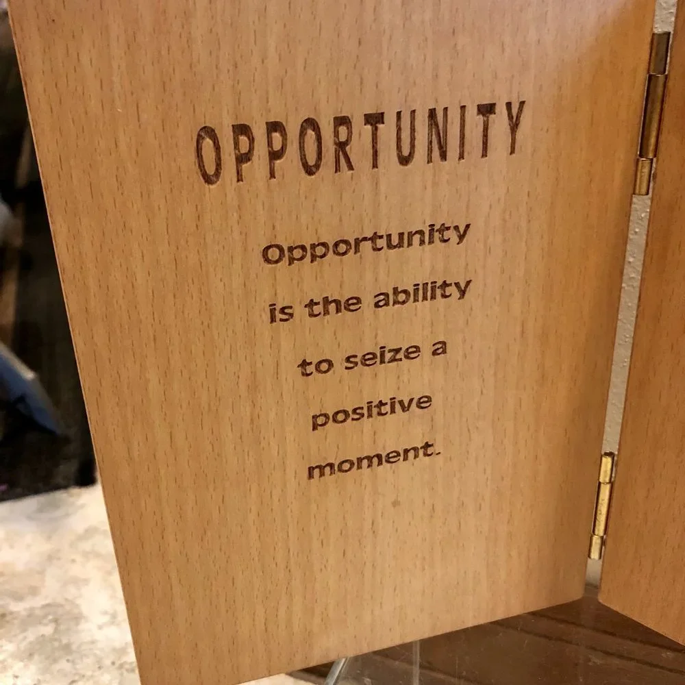 Melannco motivational wood