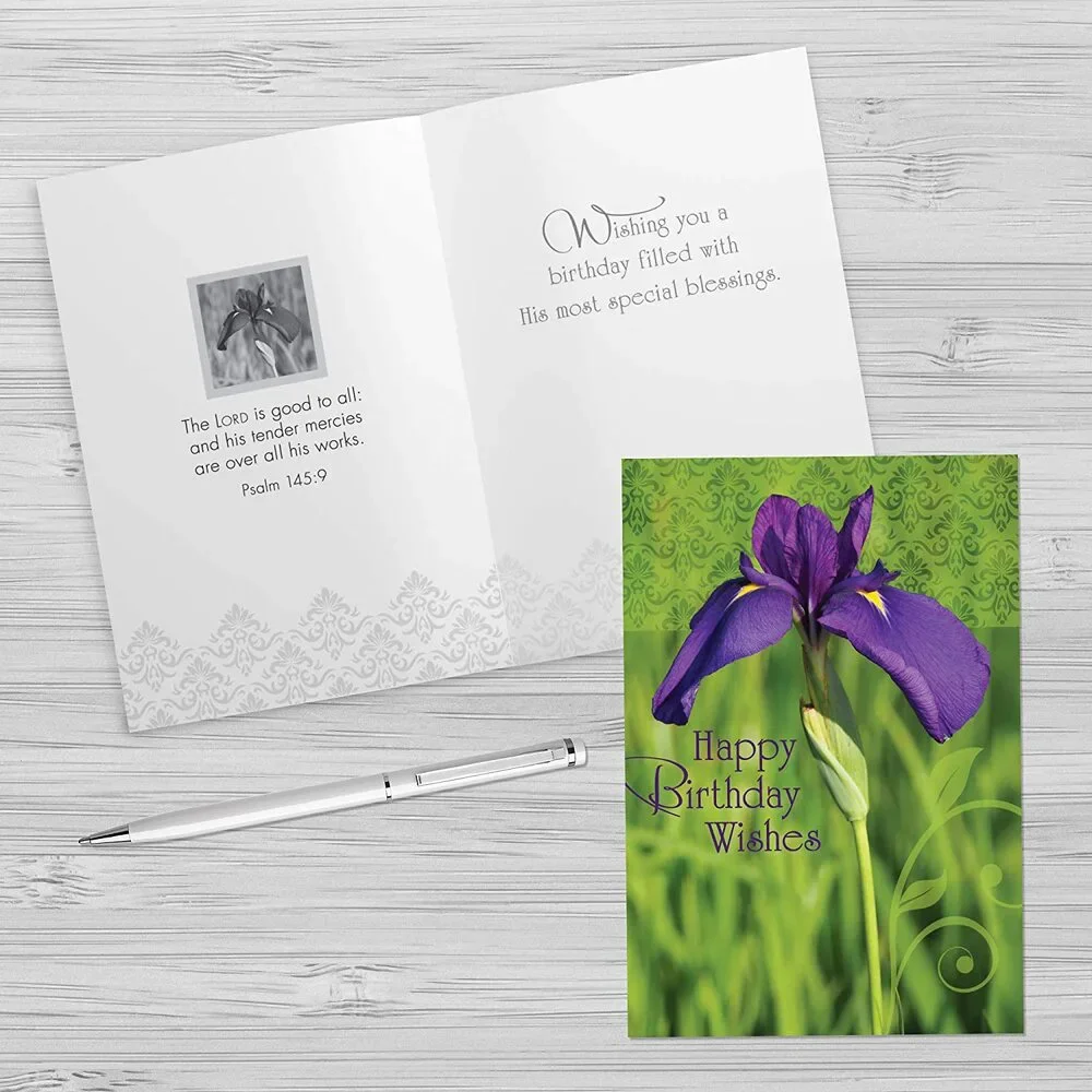 Faithfully Yours greeting covered thanks