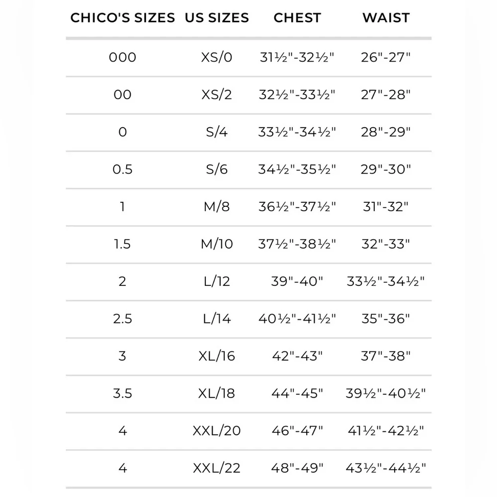 Chicos chico’s brigitte