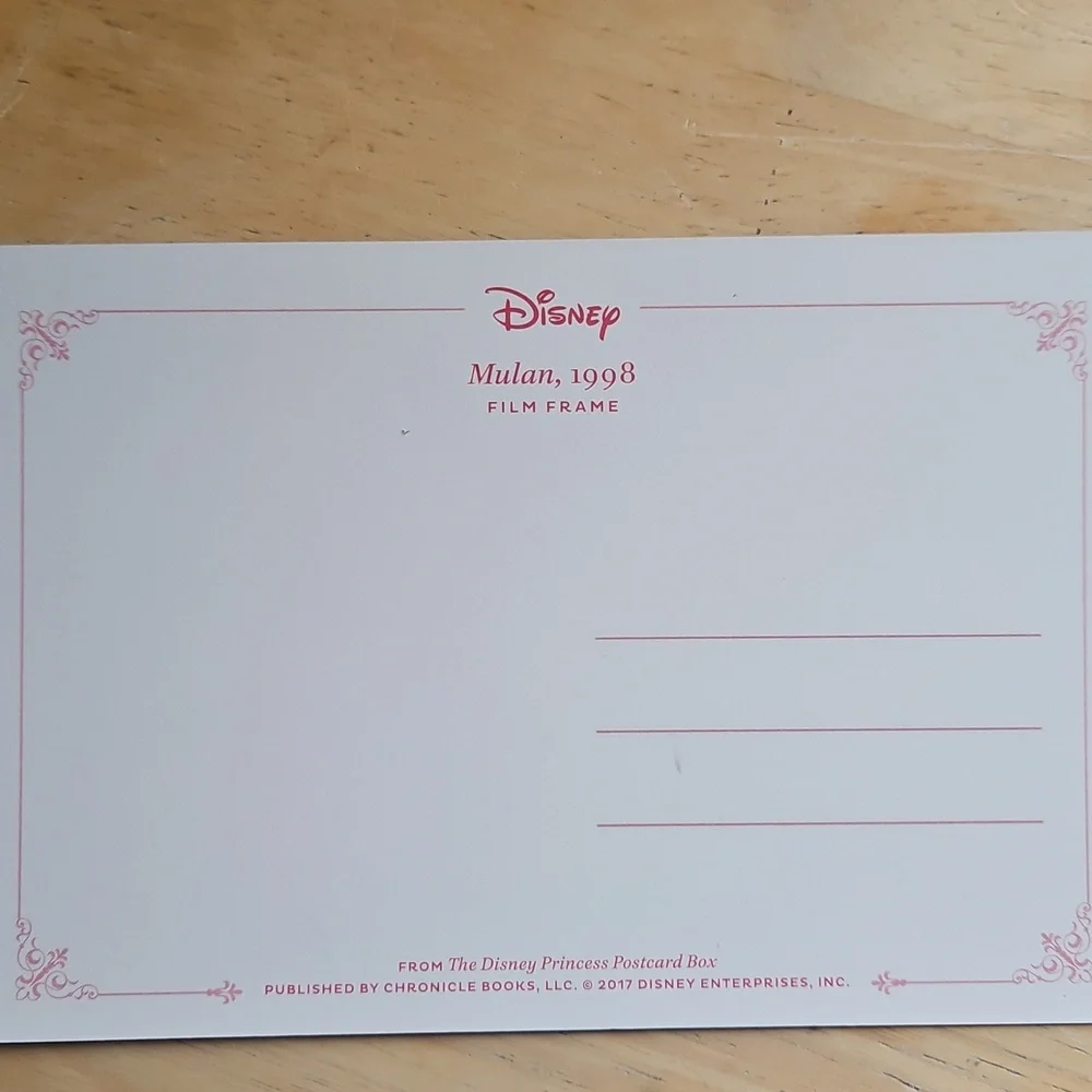 Disney princess postcards