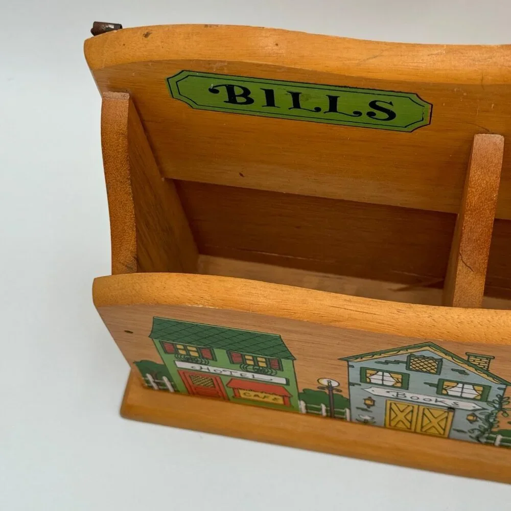 Unknown vintage wooden