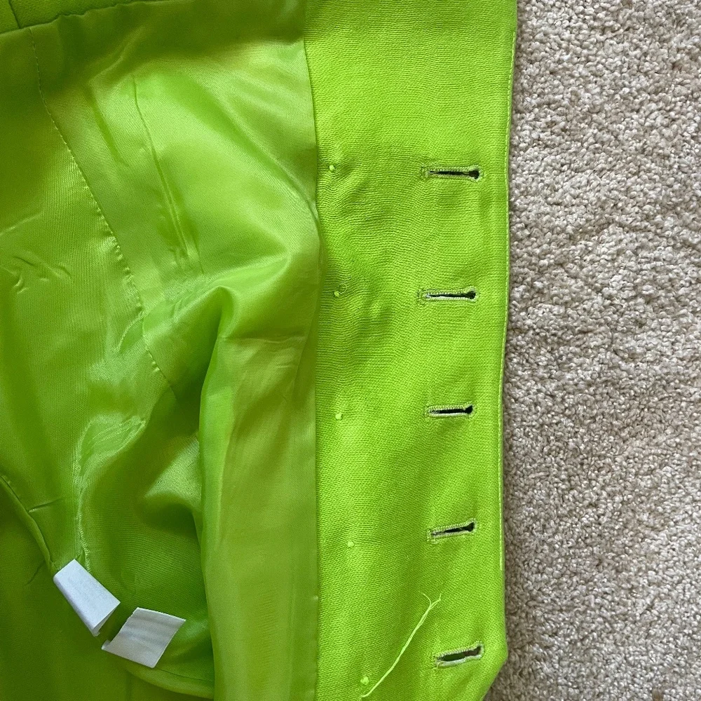 COPY - Vintage Dior Neon Green Blazer & Skirt - Size 8