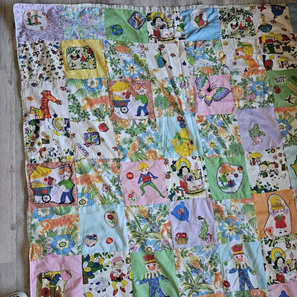 Handmade vintage blanket