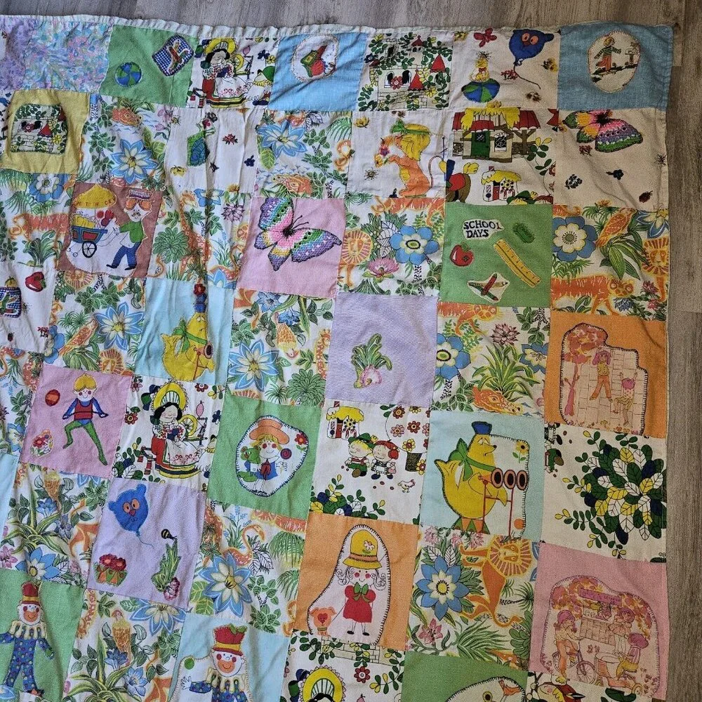 Handmade vintage blanket