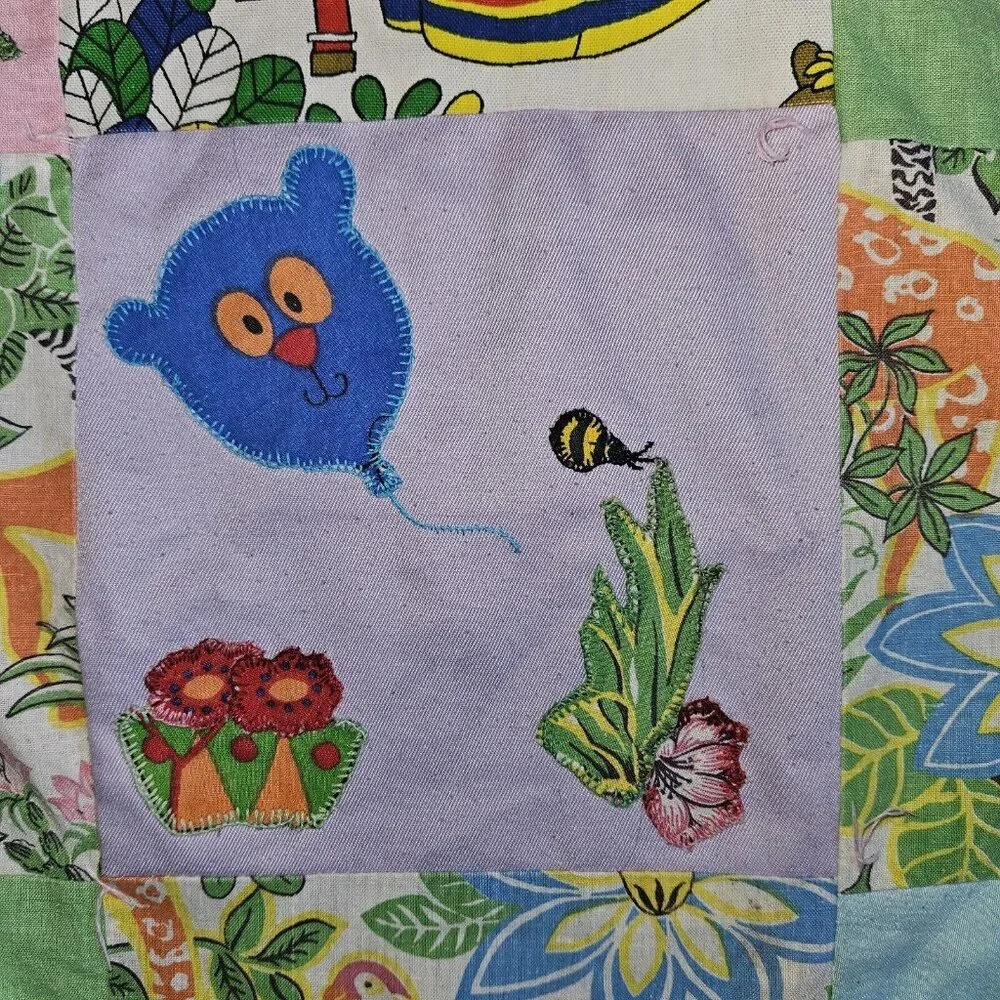 Handmade vintage blanket