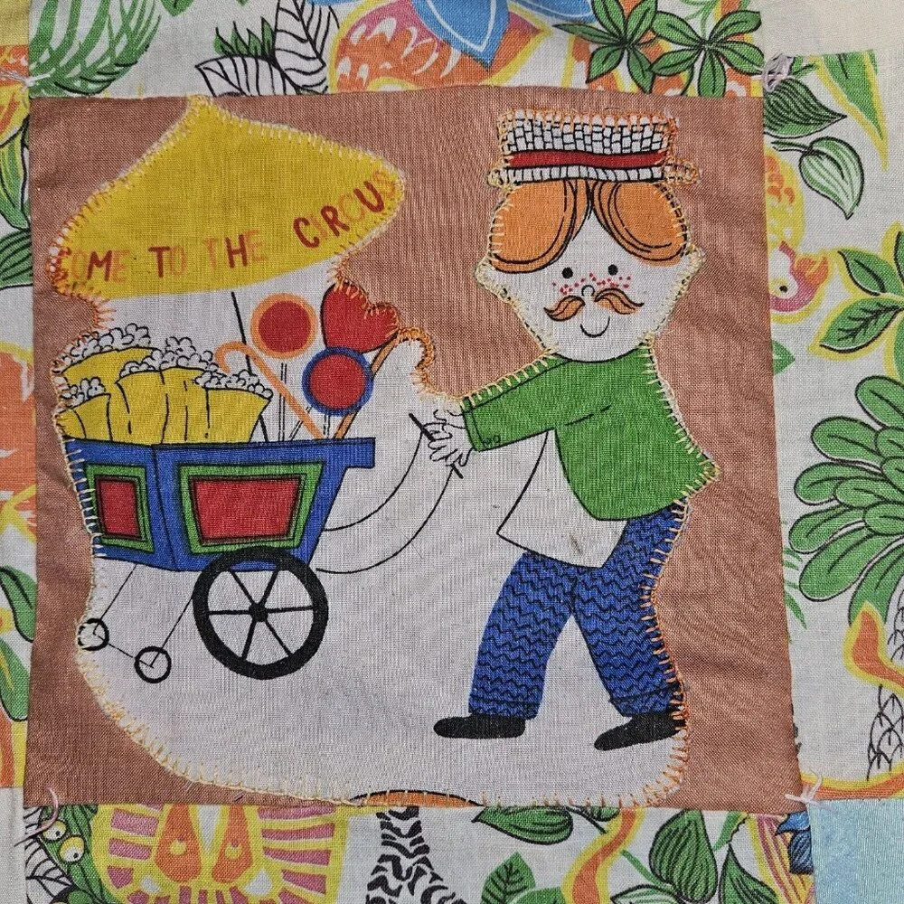 Handmade vintage blanket