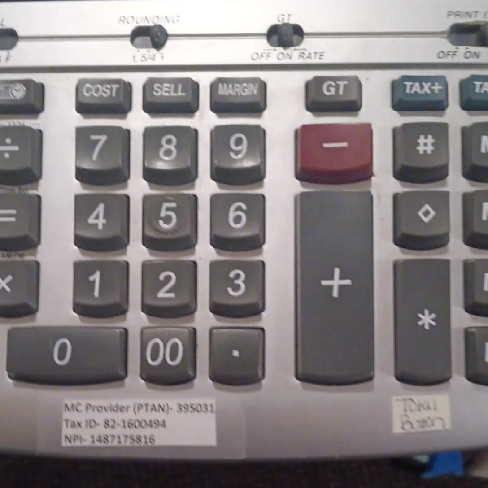 canon mp11dx calculator