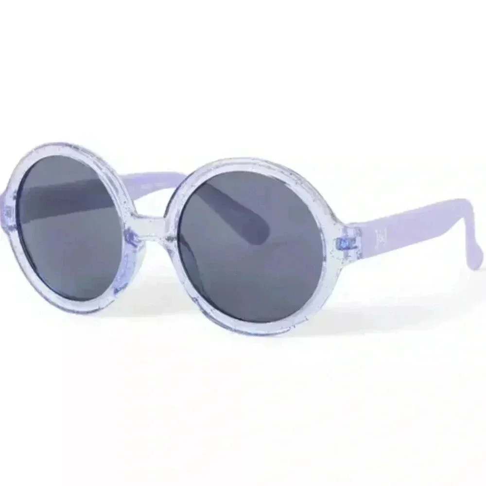 Janie and Jack girls purple sparkle round sunglasses 0-2 yrs