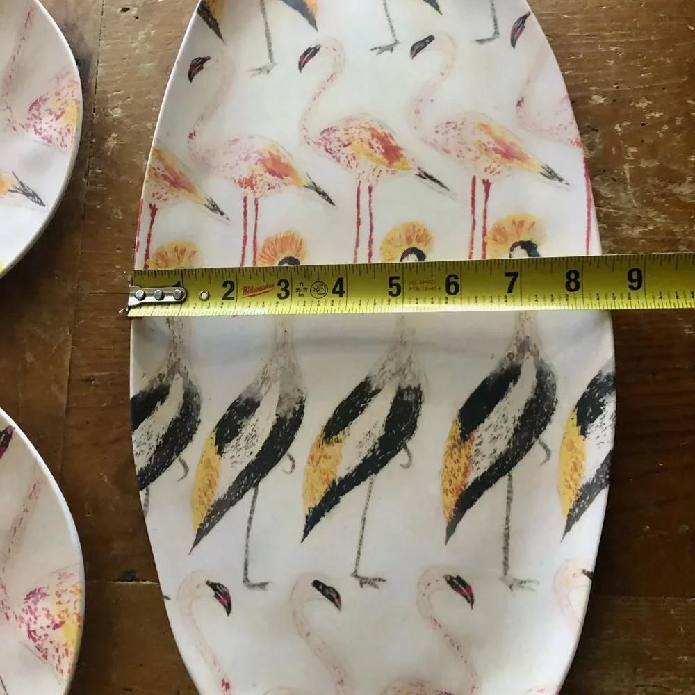 Crate&Barrel cute salad melamine