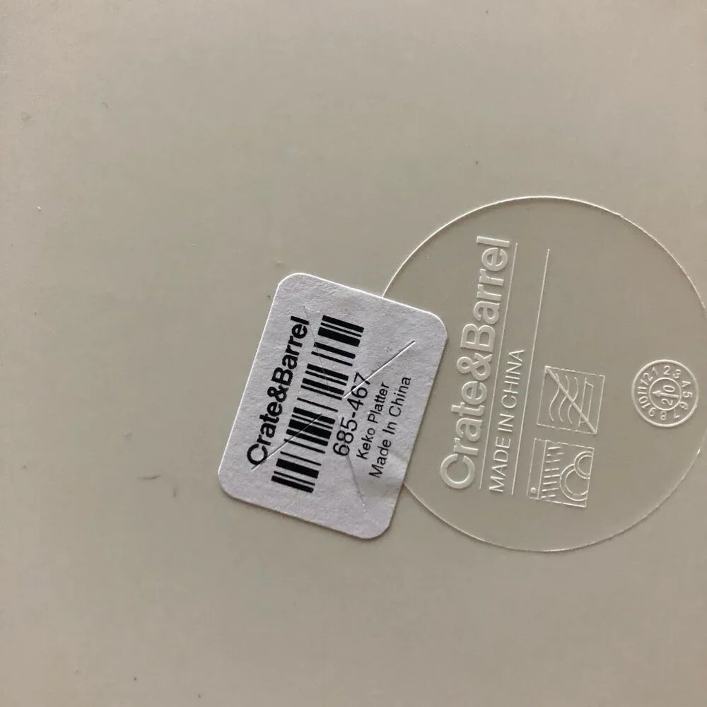 Crate&Barrel soft melamine keko