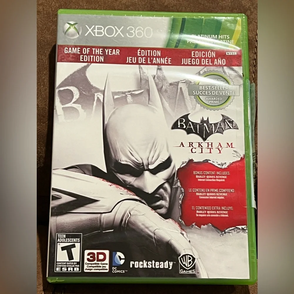 Batman: Arkham City Microsoft Xbox 360 Complete