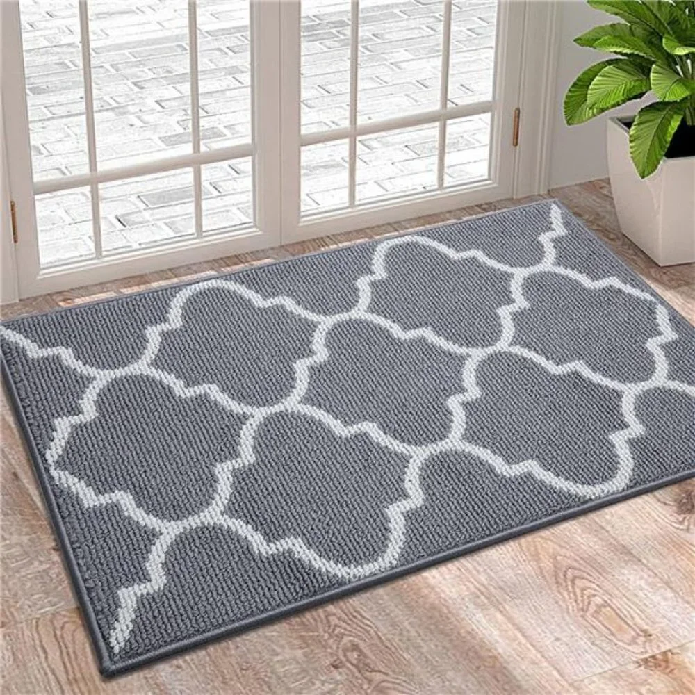20x32, Non-Slip Absorbent Resist Dirt Entrance Rug, Machine Washable Low-Profile