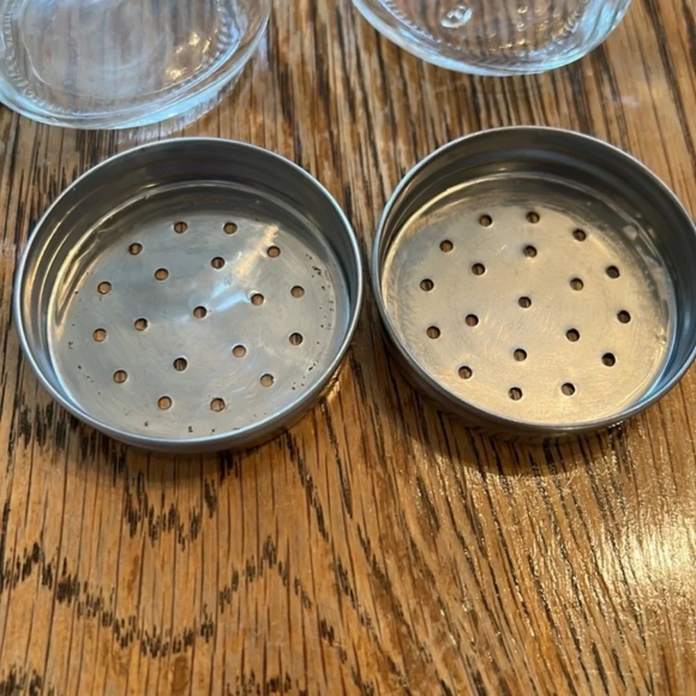MASON JAR WITH HANDLES SALT AND PEPPER SHAKERS