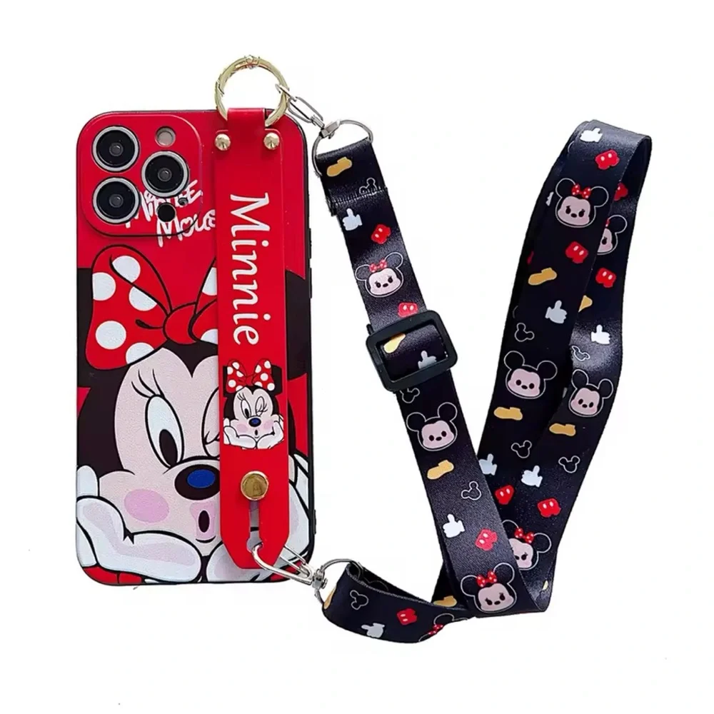 Disney Minnie Mouse Red Phone Case with Strap
