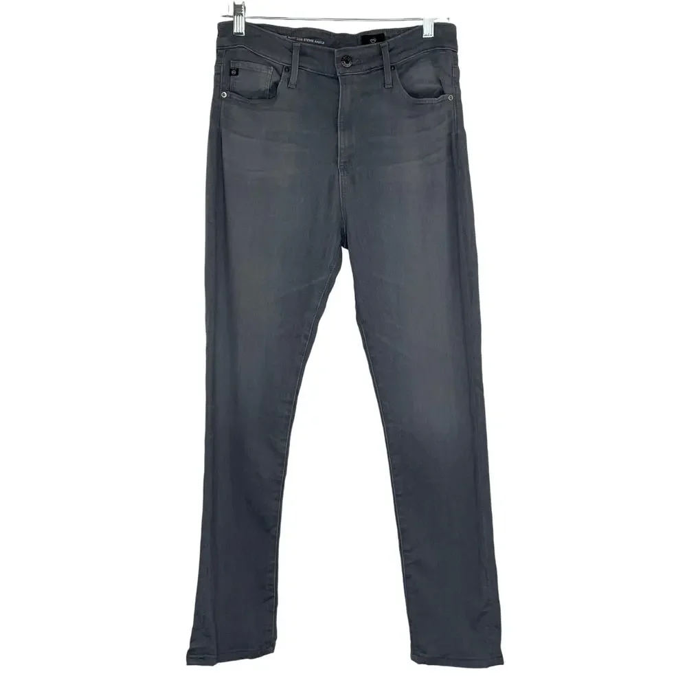 AG Adriano Goldschmied The High-Rise Stevie Ankle slim straight ankle size 27R