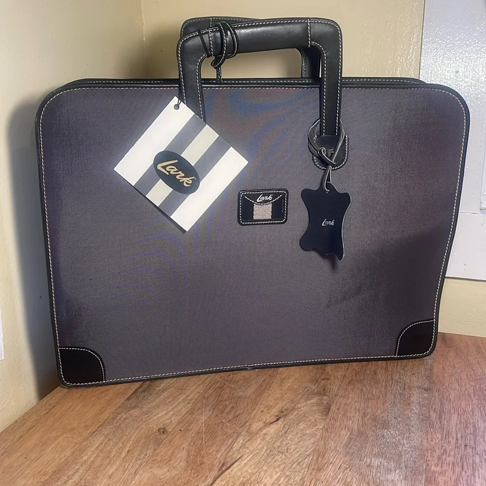 Lark vintage briefcase 16” x 12”. NWT