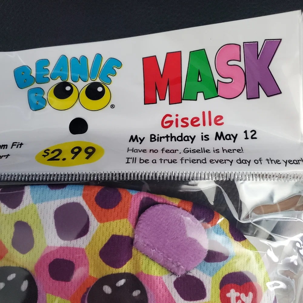 Ty Beanie Boo Mask 3ct