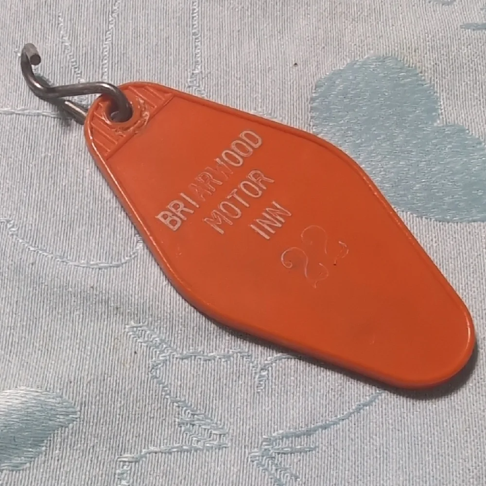 Vintage Motel Key Fob from Briarwood Motor Inn Lincoln Maine