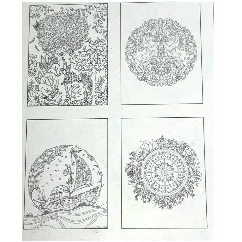 Johanna Basford colouring differ